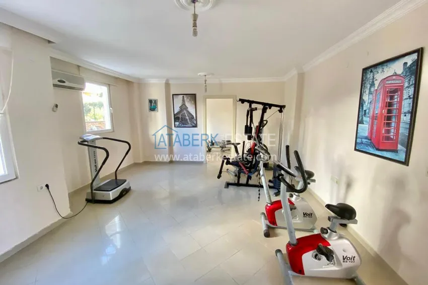 1+1 apartment in Tosmur, Alanya — 75 m2 furnished, suitable for a residence permit 10 