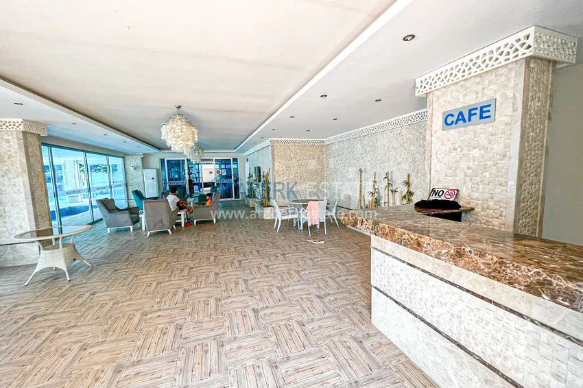 3+1 single-level apartment with furniture in Oba, Alanya 17