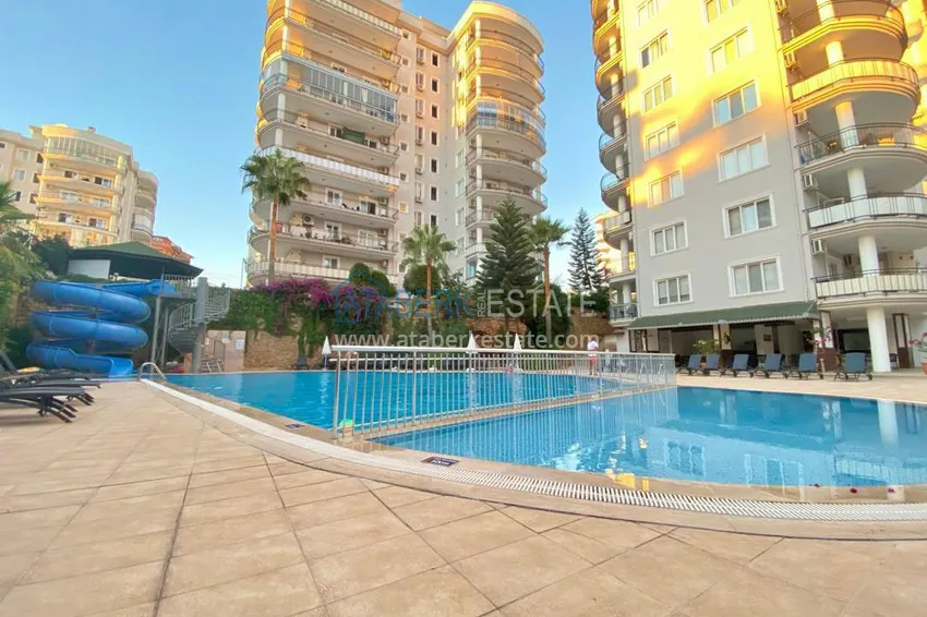 1+1 apartment in Tosmur, Alanya — 75 m2 furnished, suitable for a residence permit 2 
