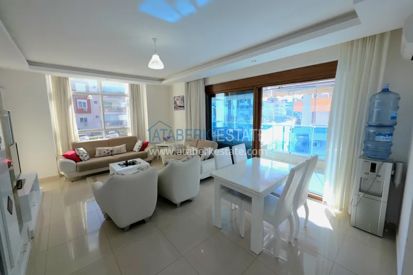 Purchase 3+1 single-level apartment with furniture in Oba, Alanya 3