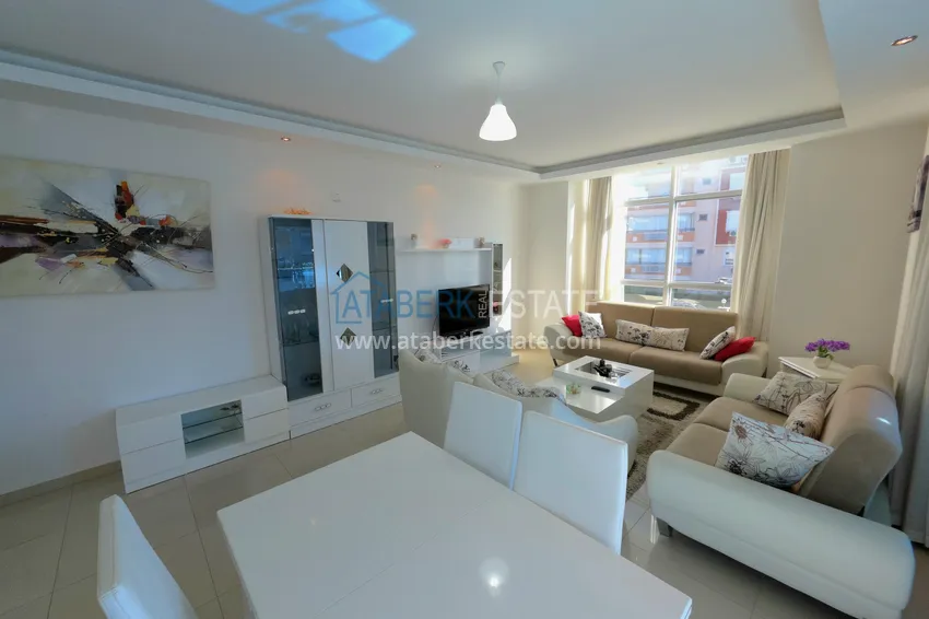 Purchase 3+1 single-level apartment with furniture in Oba, Alanya 4