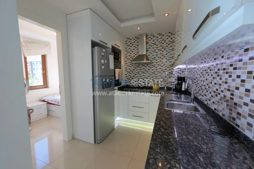 Purchase 3+1 single-level apartment with furniture in Oba, Alanya 6