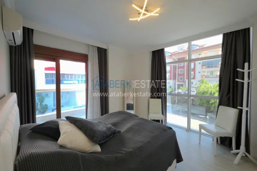 Purchase Spacious 3+1 furnished apartment in Oba, Alanya 7 