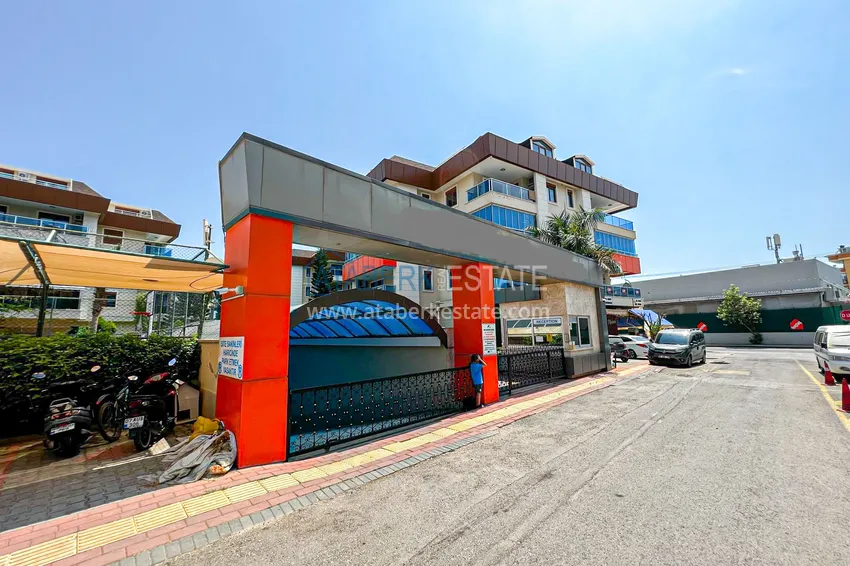 3+1 single-level apartment with furniture in Oba, Alanya 9