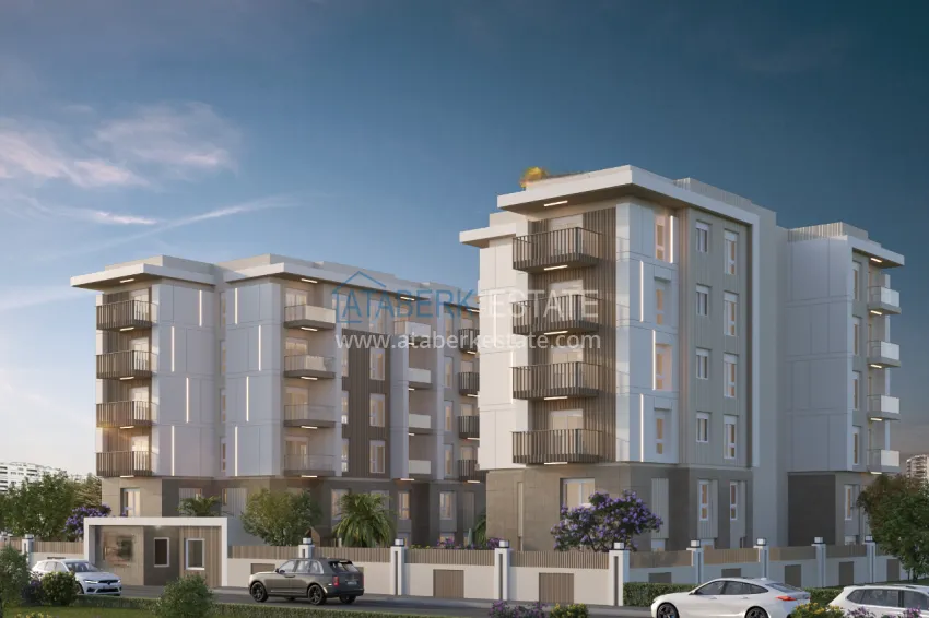 A new residential project in Antalya at the excavation stage - Kepez district, Altinova 1 