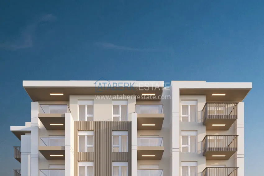 A new residential project in Antalya at the excavation stage - Kepez district, Altinova 13 
