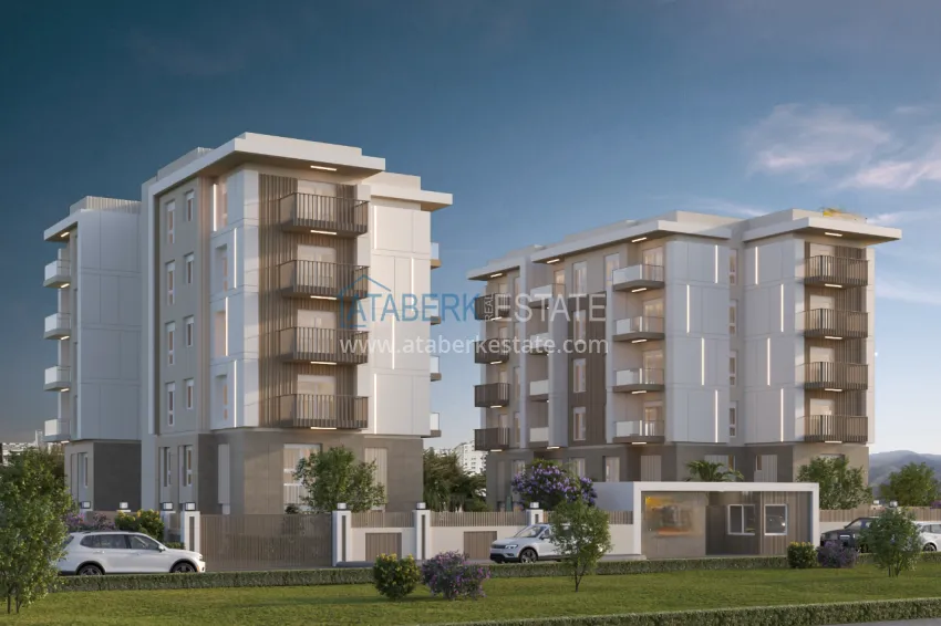 A new residential project in Antalya at the excavation stage - Kepez district, Altinova 2 