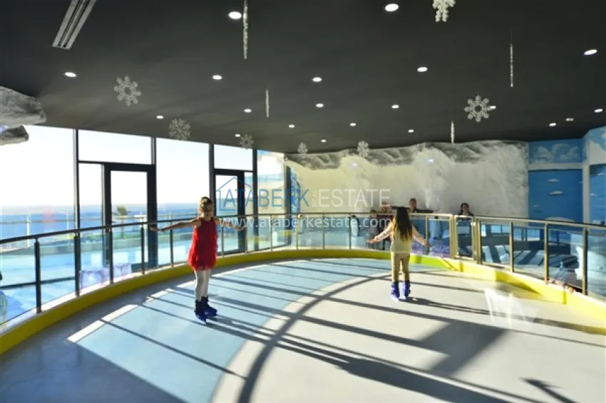 1+1 apartment with sea view in Konakli, Alanya - resort-style residence 21 