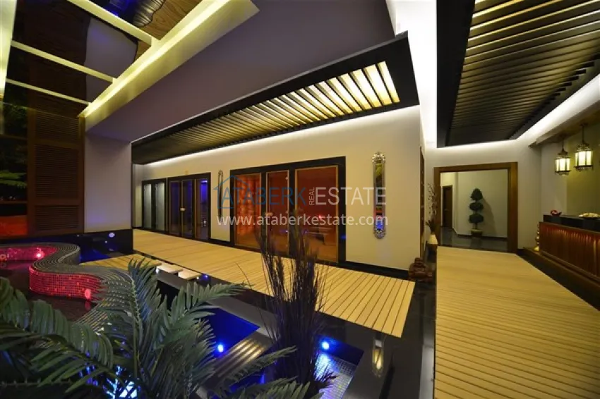 1+1 apartment with sea view in Konakli, Alanya - resort-style residence 27 