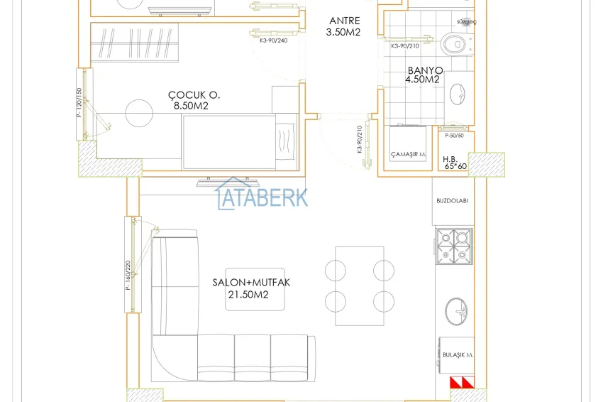Buy cheap A new residential project in Antalya at the excavation stage - Kepez district, Altinova 9 
