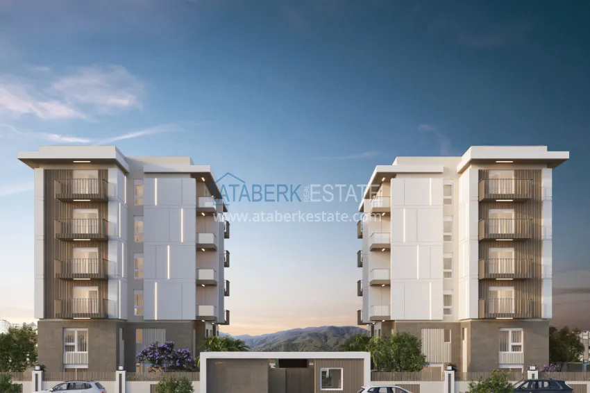 A new residential project in Antalya at the excavation stage - Kepez district, Altinova 3 