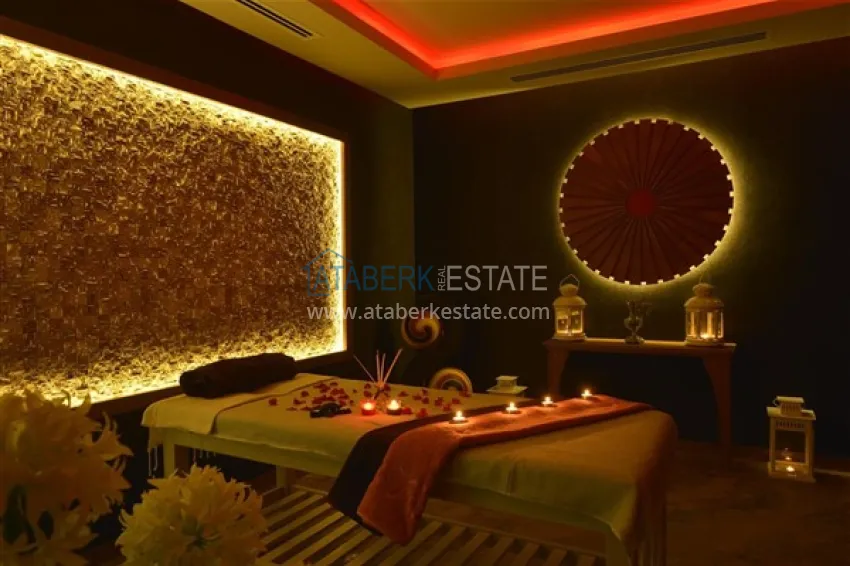 1+1 apartment with sea view in Konakli, Alanya - resort-style residence 35 