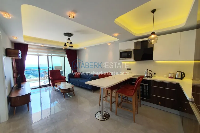 Purchase 1+1 apartment with sea view in Konakli, Alanya - resort-style residence 4 