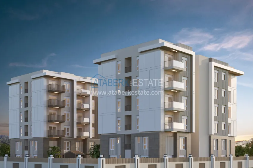 A new residential project in Antalya at the excavation stage - Kepez district, Altinova 4 