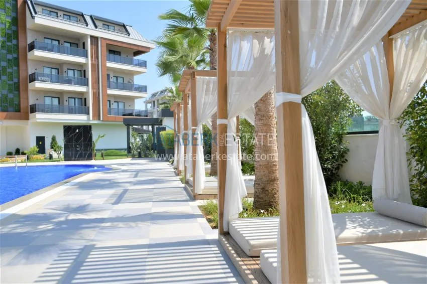 Furnished 2+1 apartment in Oba, Alanya - suitable for a residence permit 10 