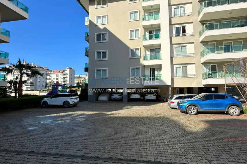 1+1 apartment with furniture and sea view - Kestel district, first coastal 11