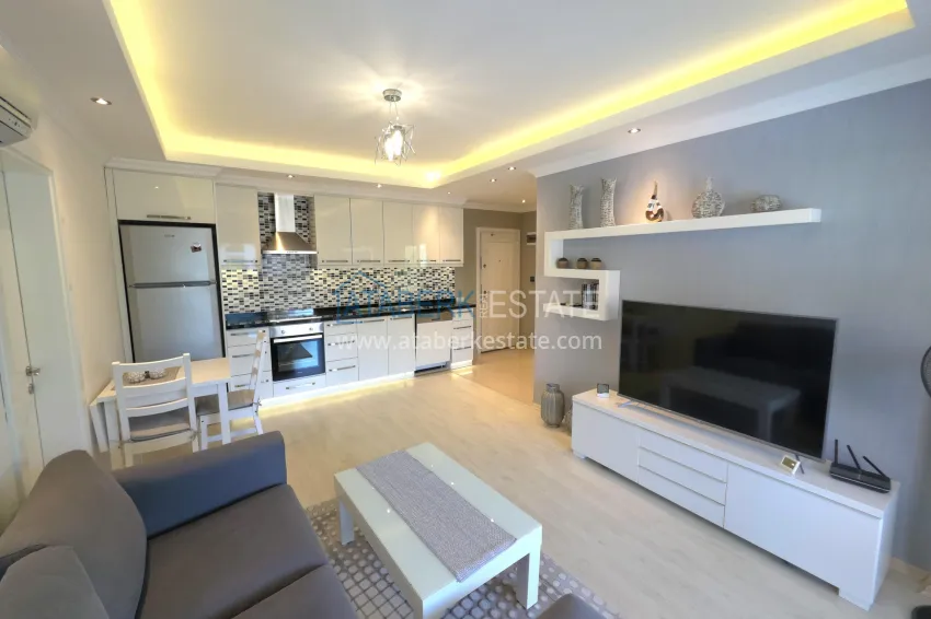 Purchase Apartment 1+1 with furniture in Alanya Oba district - suitable for a residence permit 1 