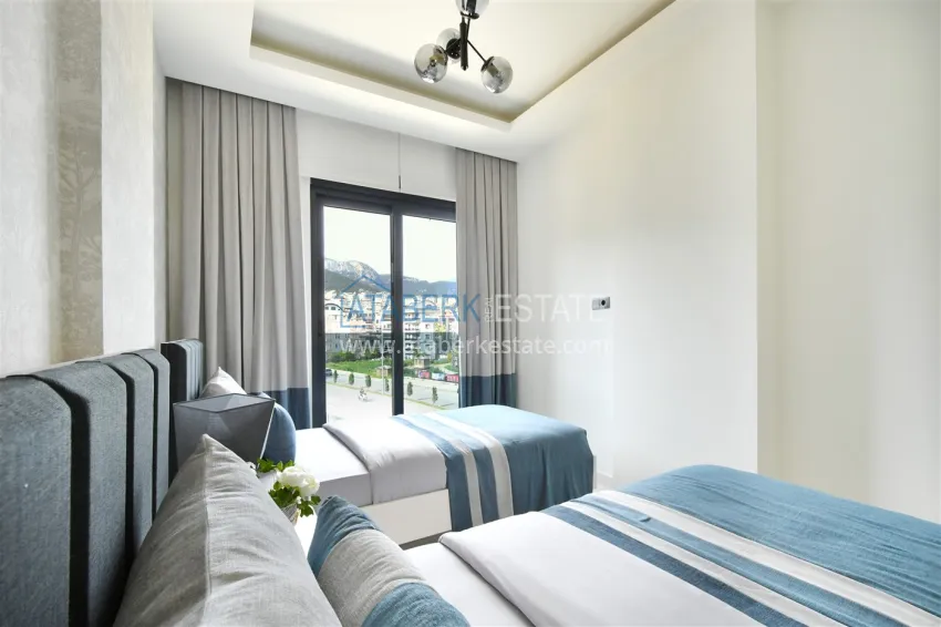 Purchase Furnished 2+1 apartment in Oba, Alanya - suitable for a residence permit 12 