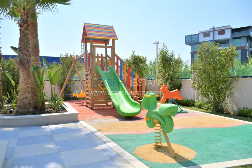 Furnished 2+1 apartment in Oba, Alanya - suitable for a residence permit 18 