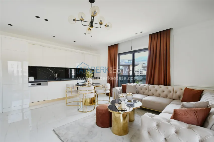 Purchase Furnished 2+1 apartment in Oba, Alanya - suitable for a residence permit 2 