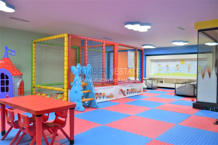 Furnished 2+1 apartment in Oba, Alanya - suitable for a residence permit 24 