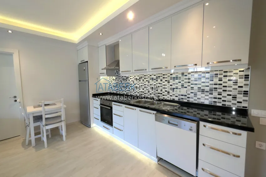 Purchase Apartment 1+1 with furniture in Alanya Oba district - suitable for a residence permit 3 