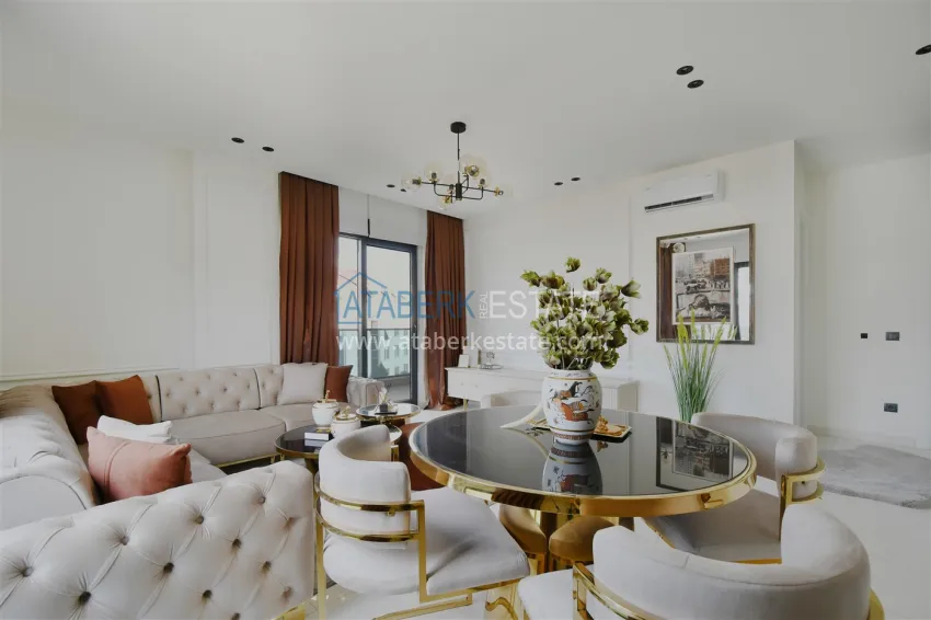 Purchase Furnished 2+1 apartment in Oba, Alanya - suitable for a residence permit 4 