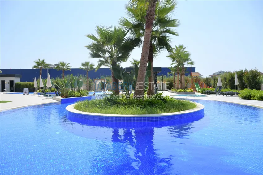 Furnished 2+1 apartment in Oba, Alanya - suitable for a residence permit 5 