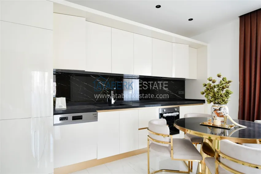 Purchase Furnished 2+1 apartment in Oba, Alanya - suitable for a residence permit 5 