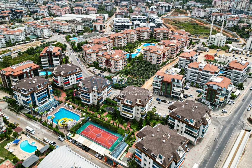 Apartment 1+1 with furniture in Alanya Oba district - suitable for a residence permit 6 