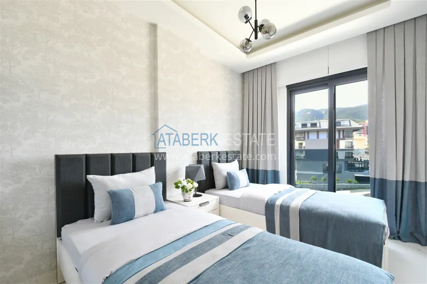 Purchase Furnished 2+1 apartment in Oba, Alanya - suitable for a residence permit 9 