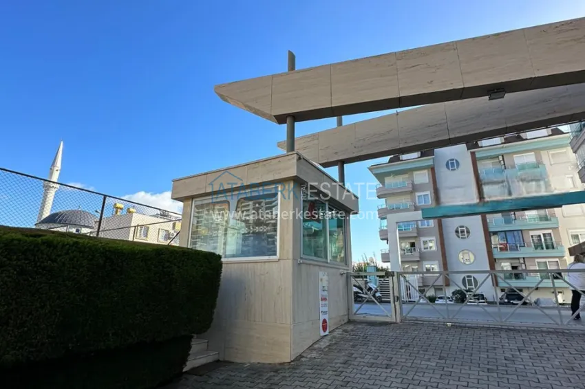 1+1 apartment with furniture and sea view - Kestel district, first coastal 9