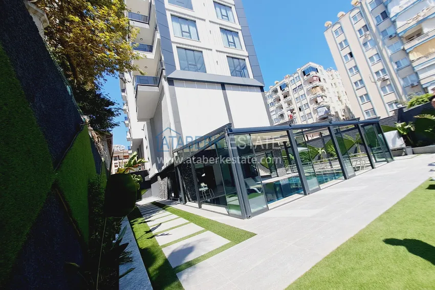 Finished 1+1 apartment in a new building — Alanya, Oba district 2 