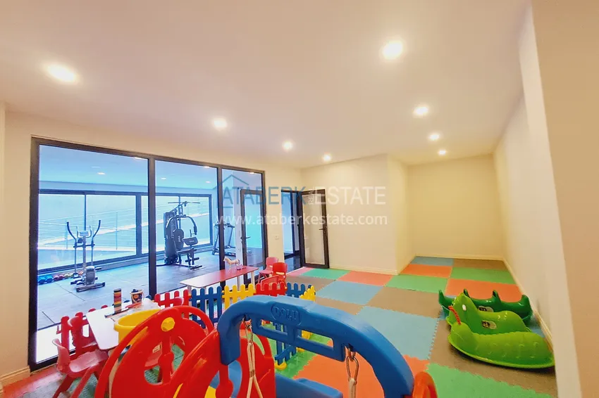 Finished 1+1 apartment in a new building — Alanya, Oba district 6 