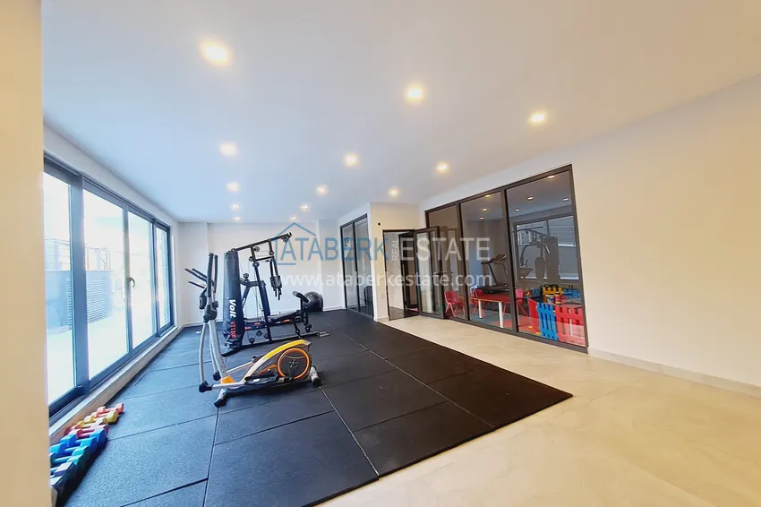 Finished 1+1 apartment in a new building — Alanya, Oba district 8 