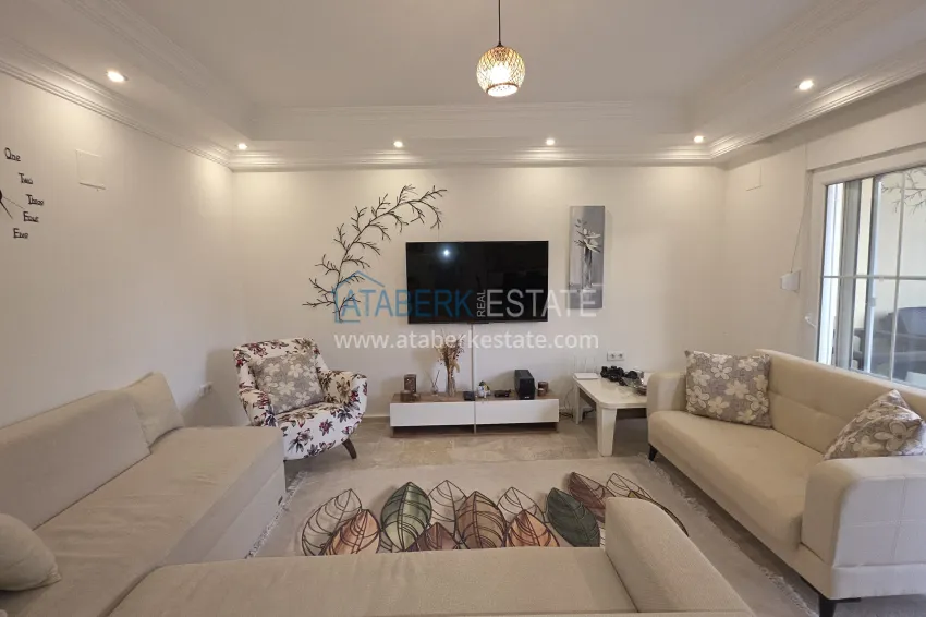 Purchase 2+1 apartment with furniture and access to the garden in the Avsallar area 11