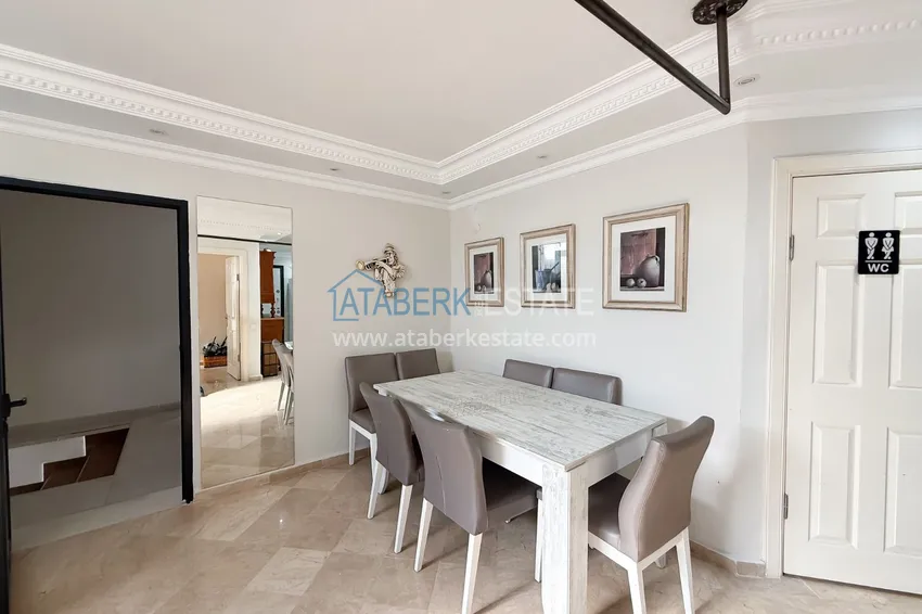 Purchase Private villa 5+3 in the Oba area — three-storey with furniture, suitable for a residence permit 11 