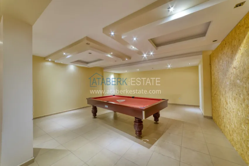 3+1 single-level apartment in Oba, Alanya - real estate for residence permit and citizenship 15