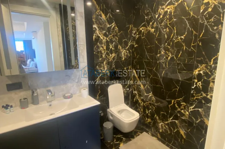 Purchase Apartment for rent in Alanya, Turkler district — two-bedroom furnished in the luxury resort complex I4 17 