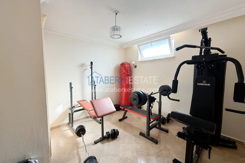 Purchase Private villa 5+3 in the Oba area — three-storey with furniture, suitable for a residence permit 46 