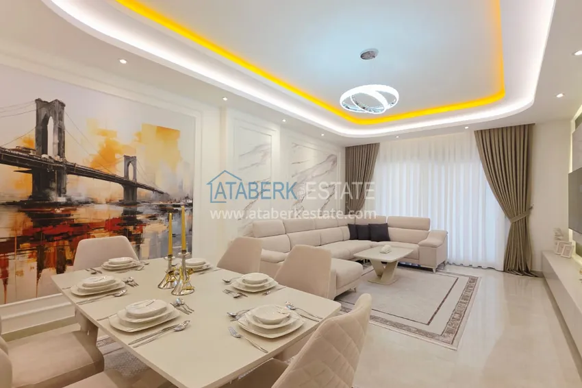 Purchase  3+1 ultra-luxury apartment in the center of Mahmutlar - furnished, installments up to 3 months 8 