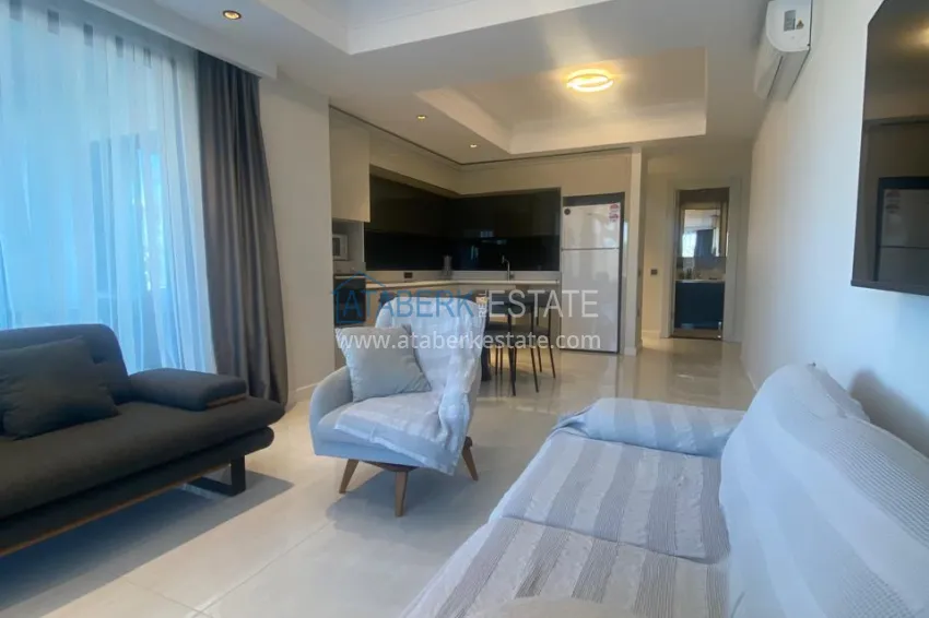 Purchase Apartment for rent in Alanya, Turkler district — two-bedroom furnished in the luxury resort complex I4 8 