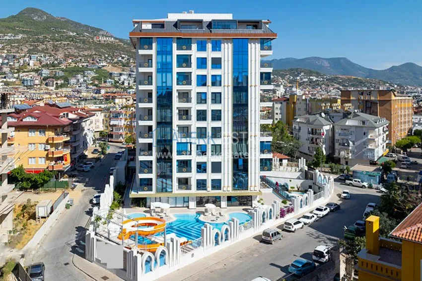 Furnished apartment with radiator heating system in the center of Alanya 2 