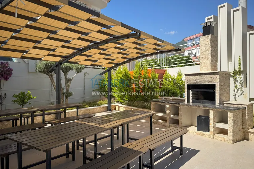 Furnished apartment with radiator heating system in the center of Alanya 12 