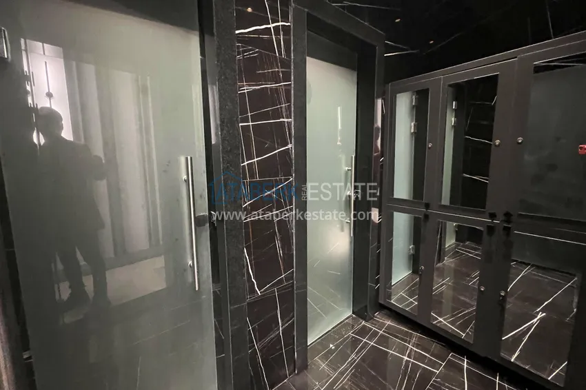 1+1 apartment with sea view in a complex on the beachfront in the Oba area 12 