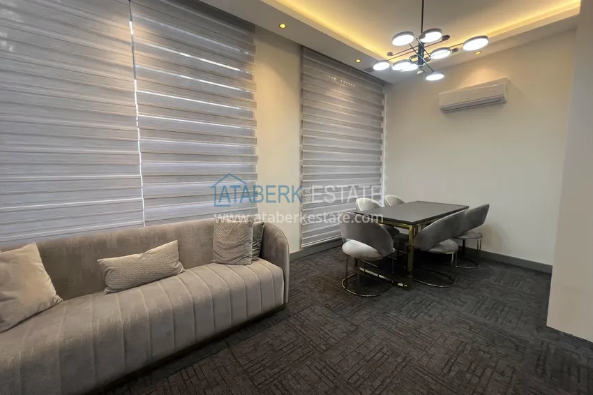 1+1 apartment with sea view in a complex on the beachfront in the Oba area 13 