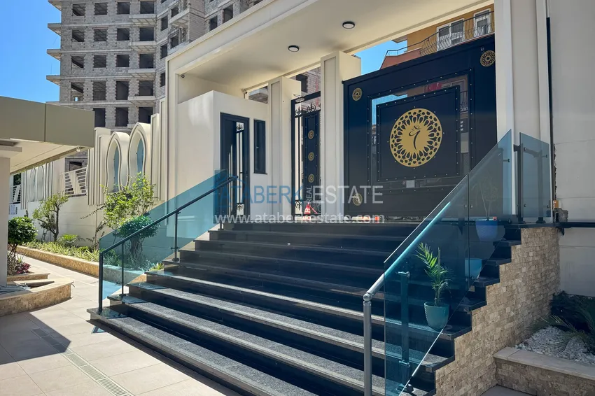 Furnished apartment with radiator heating system in the center of Alanya 15 