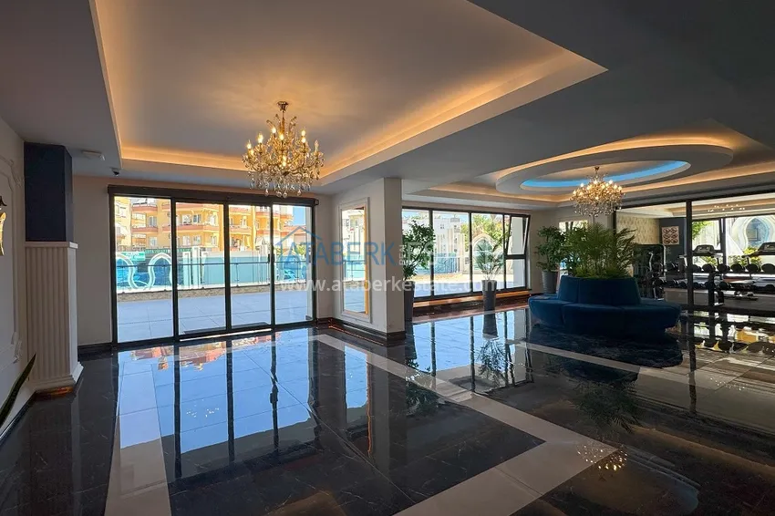 Furnished apartment with radiator heating system in the center of Alanya 17 