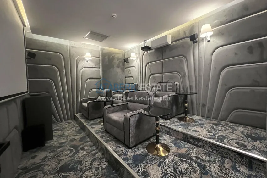 1+1 apartment with sea view in a complex on the beachfront in the Oba area 16 