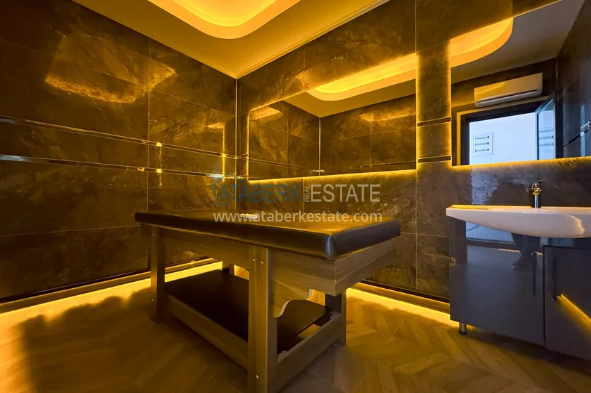 Furnished apartment with radiator heating system in the center of Alanya 28 